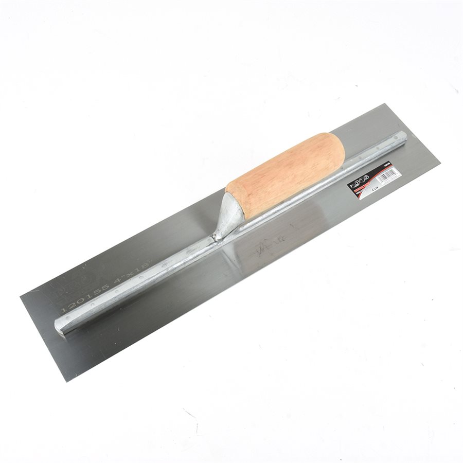 TROWEL FINISHNG WOOD HNDL 4IN8IN