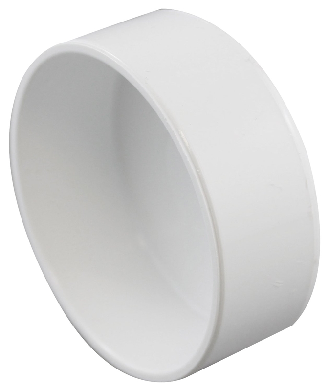 2" PVC VAC CAP SOC WHITE