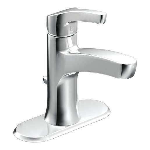 CHROME 1HANDLE BATHROOM FAUCET