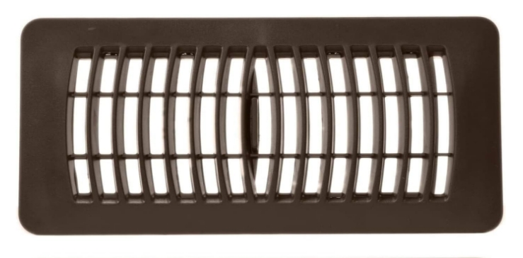 PLASTIC VENT BROWN 4X10