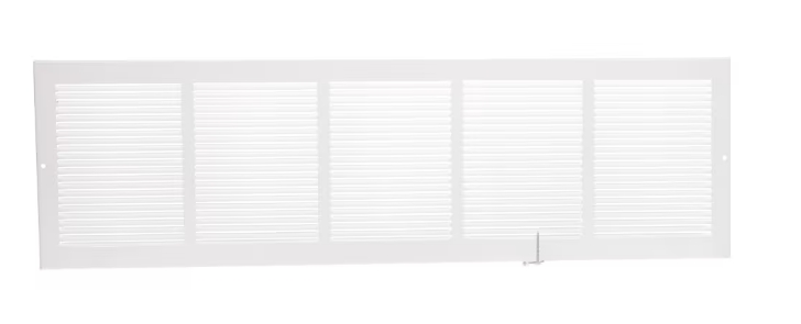 30X8 WHITE SIDEWALL GRILL