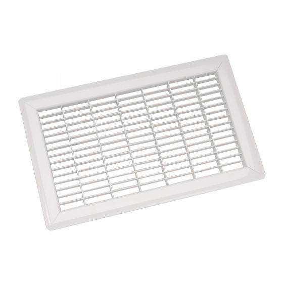 RETURN AIR FLOOR GRILL WHITE14X8