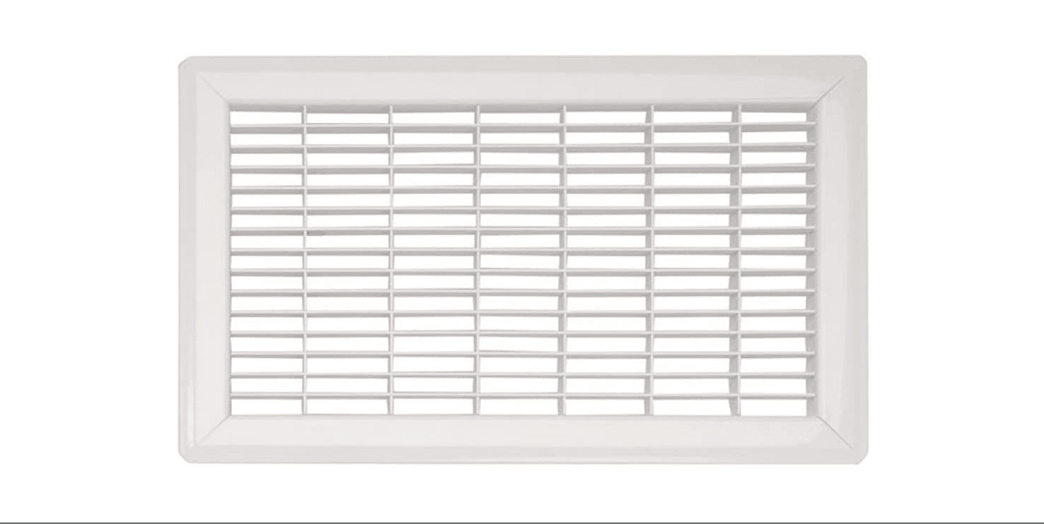 RETURN AIR FLOOR GRILL WHITE30X8