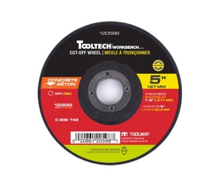 CUT-OFF WHEEL&nbsp;&nbsp;5INX1/8INX7/8IN