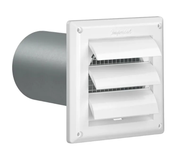 VT0867 4" Louvered Vent Hood