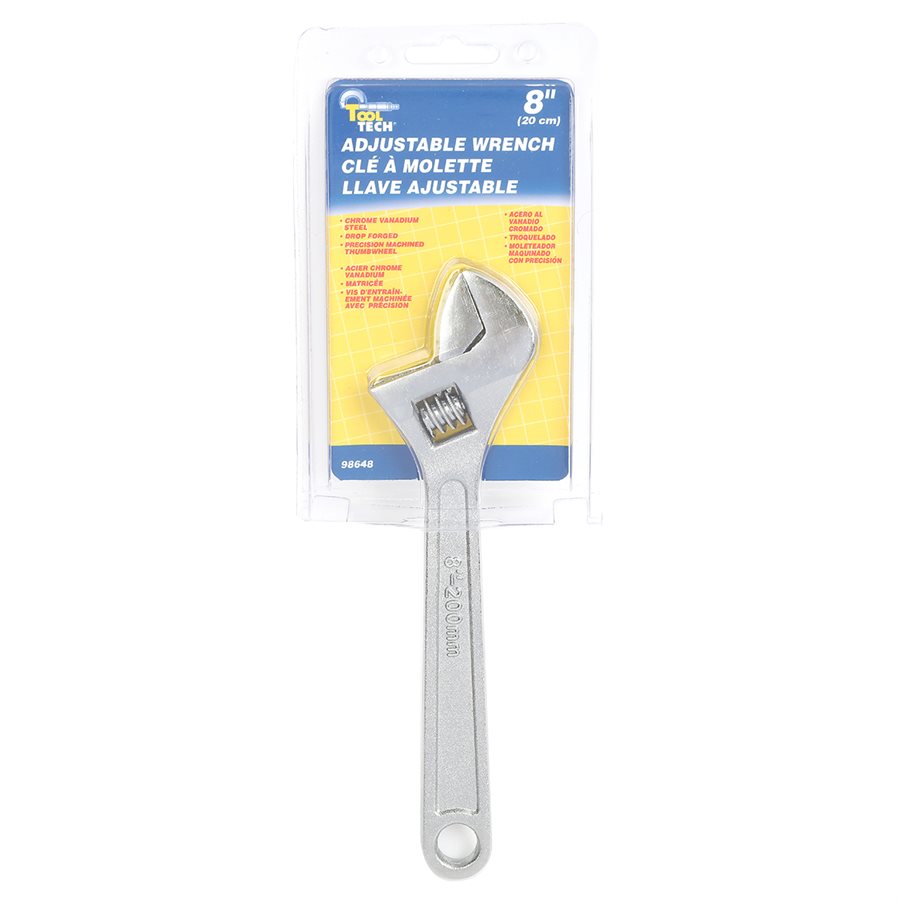 8IN ADJUSTABLE WRENCH