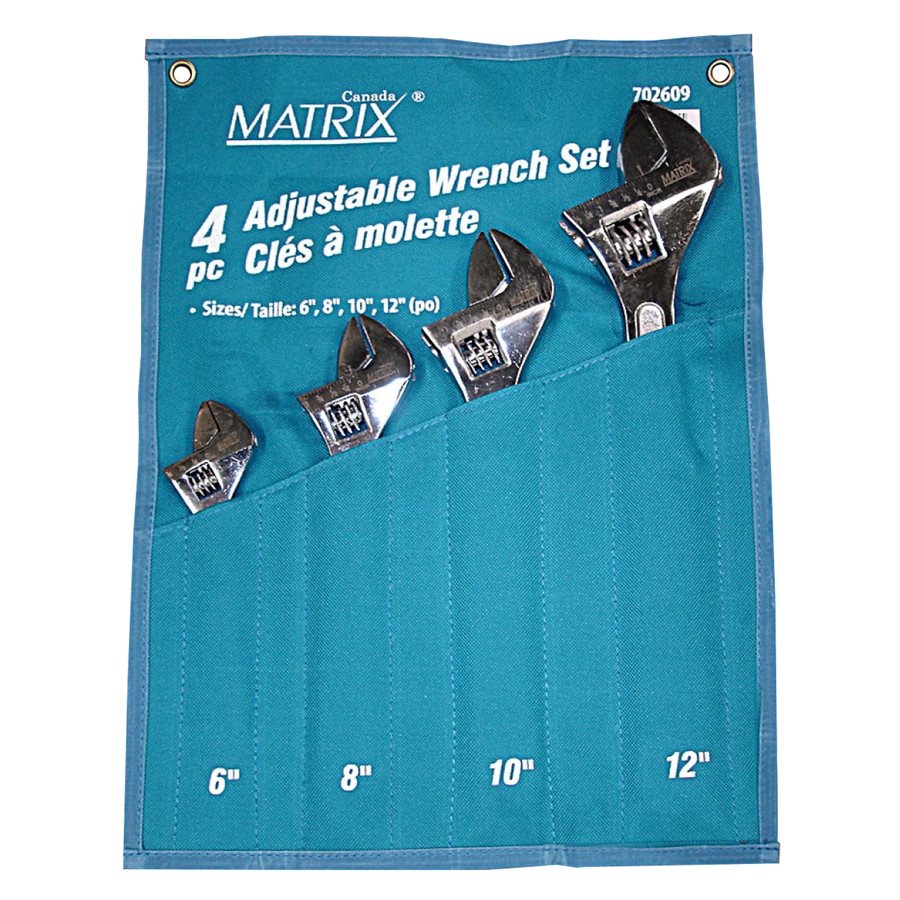 4PC ADJUST WRENCH SET 6-8-10-12