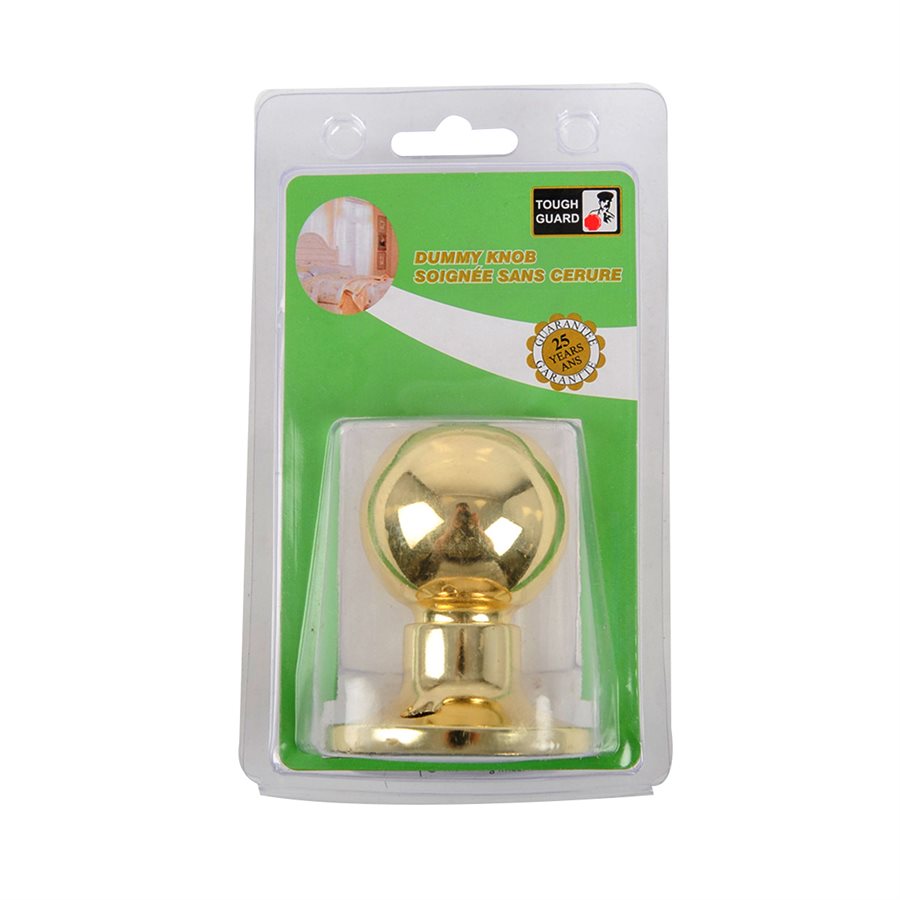 DOOR LOCK KNOB DUMMY POLISHED BR