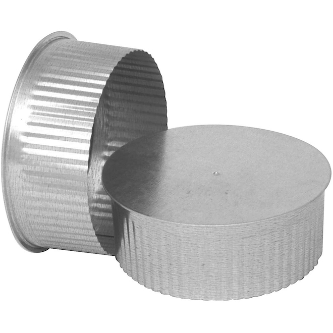 4" GALVANIZED STOPPER / CAP