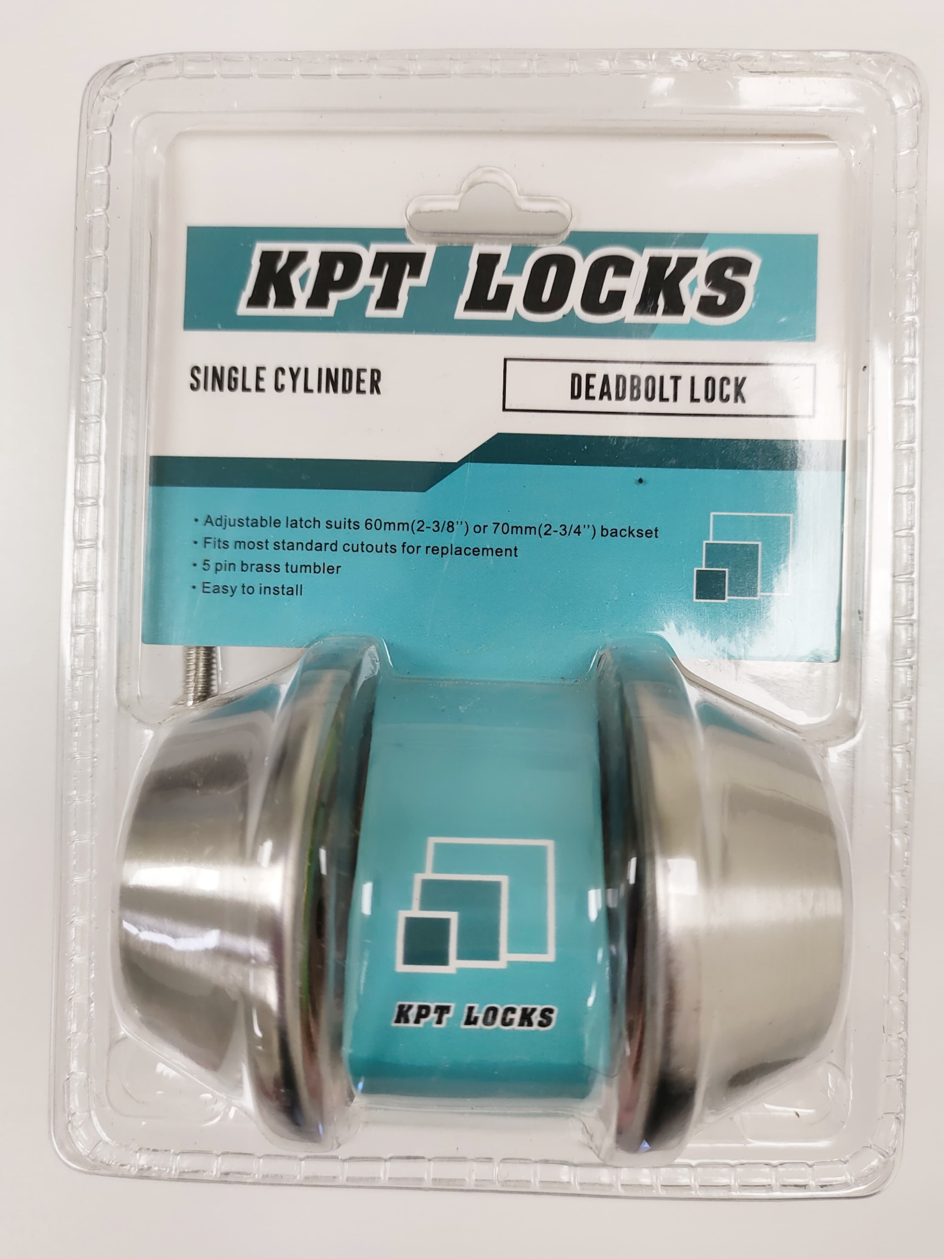 KPT DEADBOLT DOUBLE CYLINDER SS