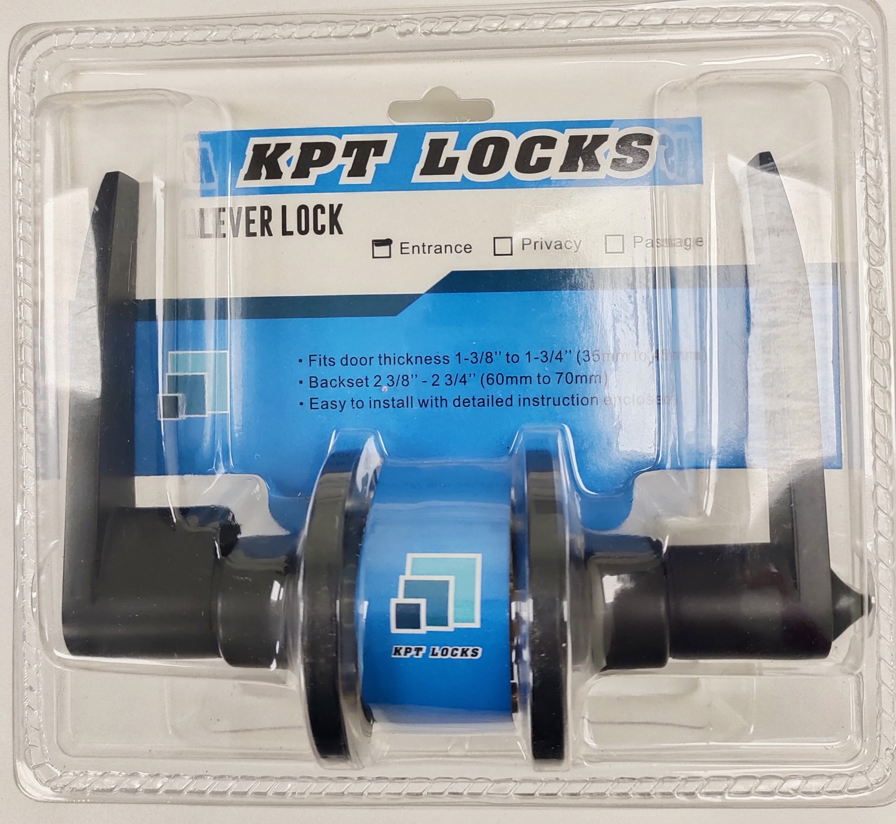 KPT LEVER LOCK ENTRY BLACK