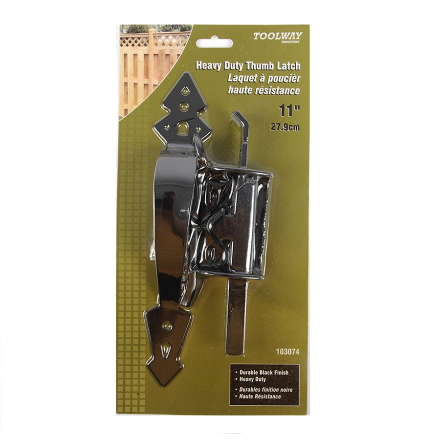 11IN HEAVY DUTY THUMB LATCH