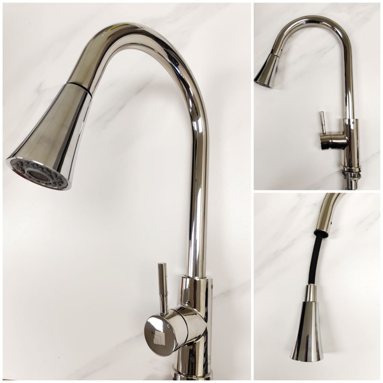 CHROME KITCHEN FAUCET