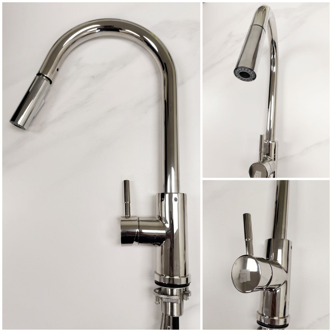 CHROME KITCHEN FAUCET