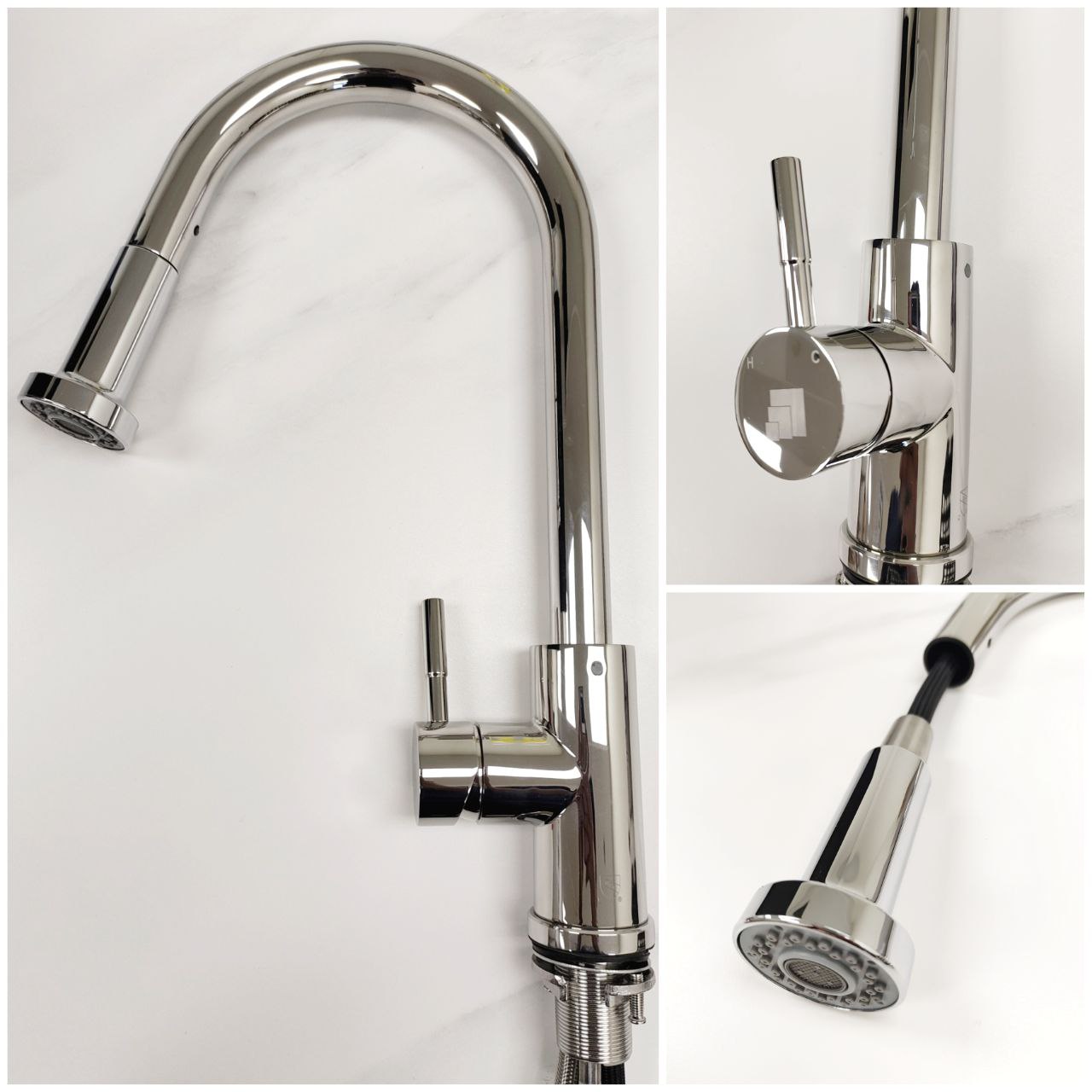 CHROME KITCHEN FAUCET