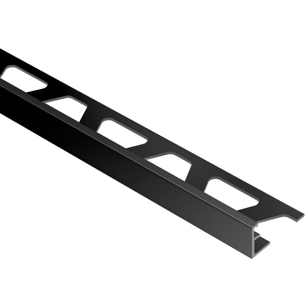 METAL EDGE MATTE BLACK 1/2" X8 '