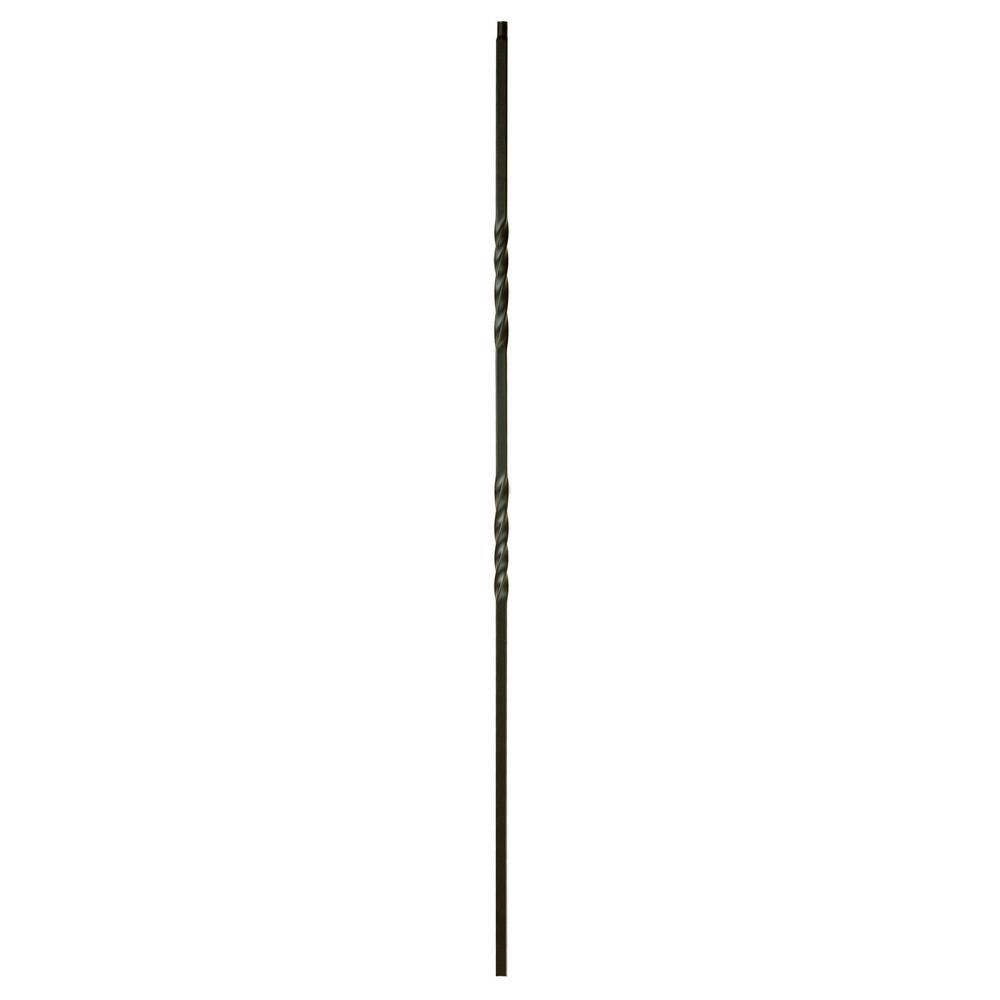 IRON BALUSTER 1/2" X 44", D TWST