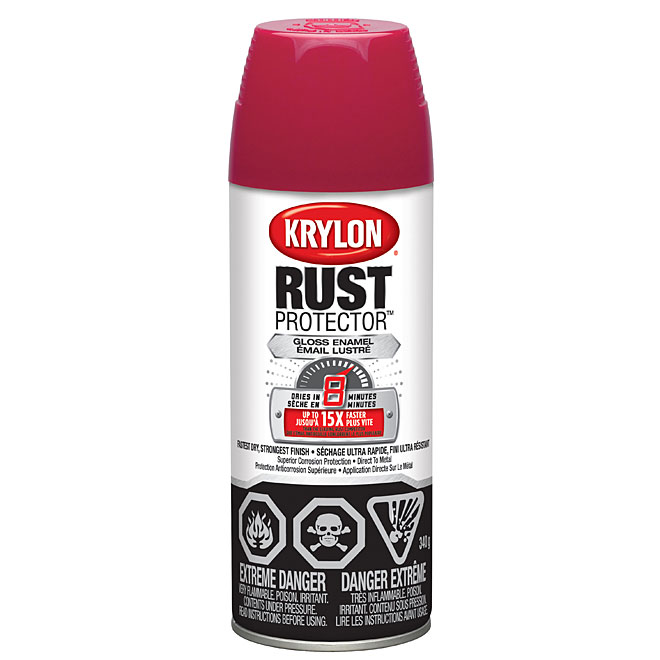 RUST PROTECTOR AEROSOL PAINT RED