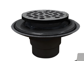 ABS SHOWER DRAIN WITH ROUND STRA