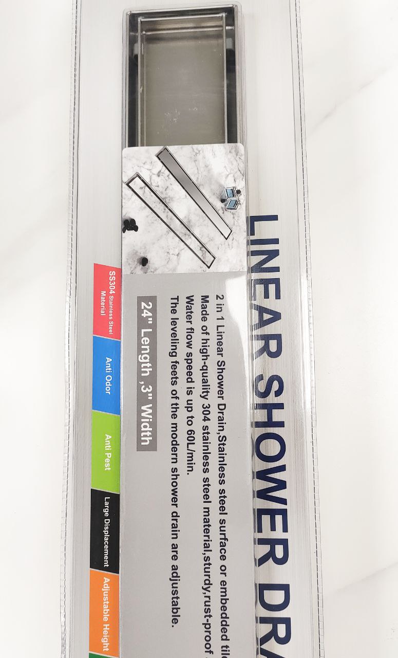 LINER SHO DRAIN 24 BR TILE