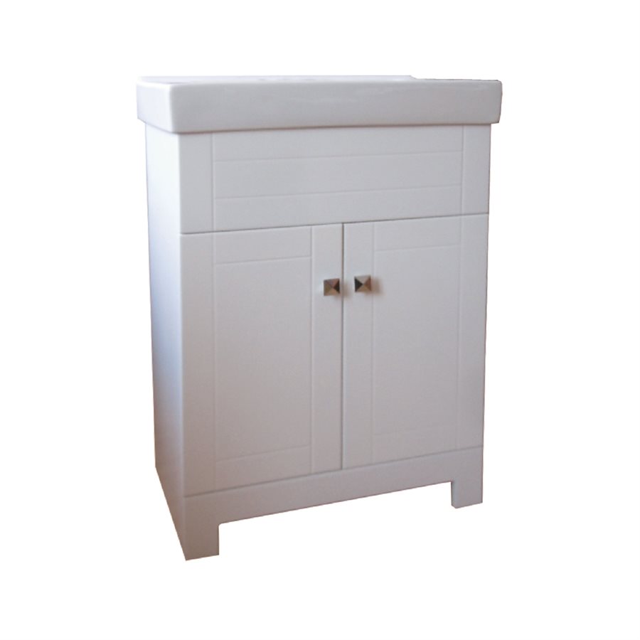 VANITY &CERAMIC TOP WHITE 24X14