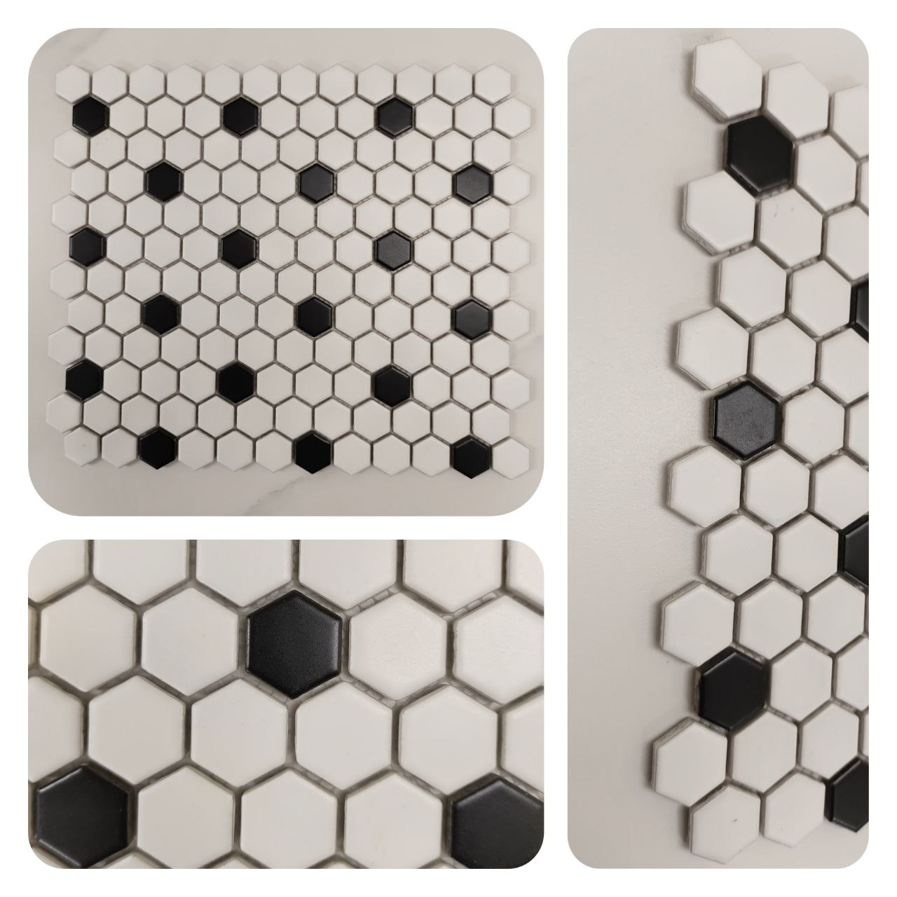 HX23A03 SHOWER FLOOR WHITE&BLACK