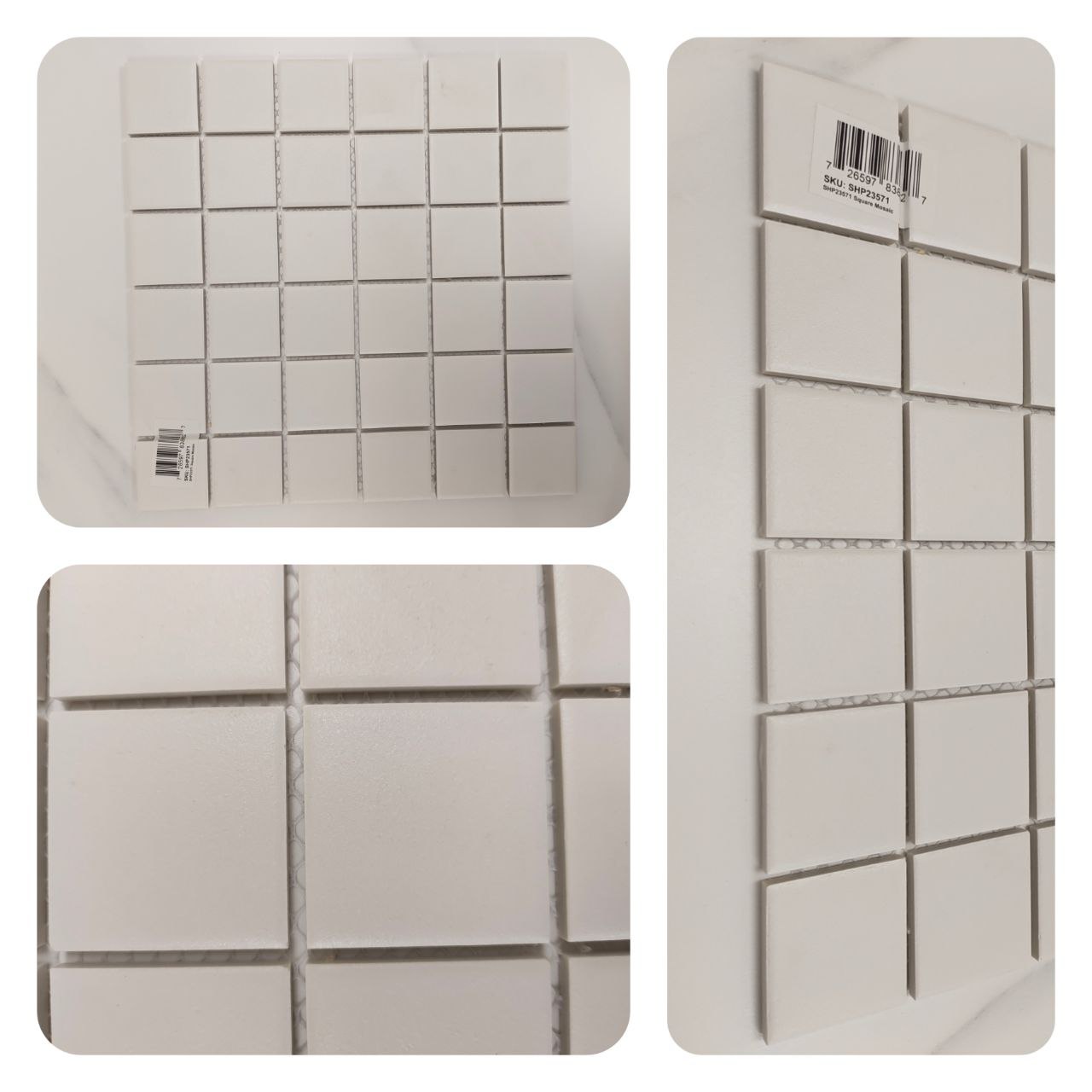 SHP23571 SHOWER FLOOR SQ WHITE