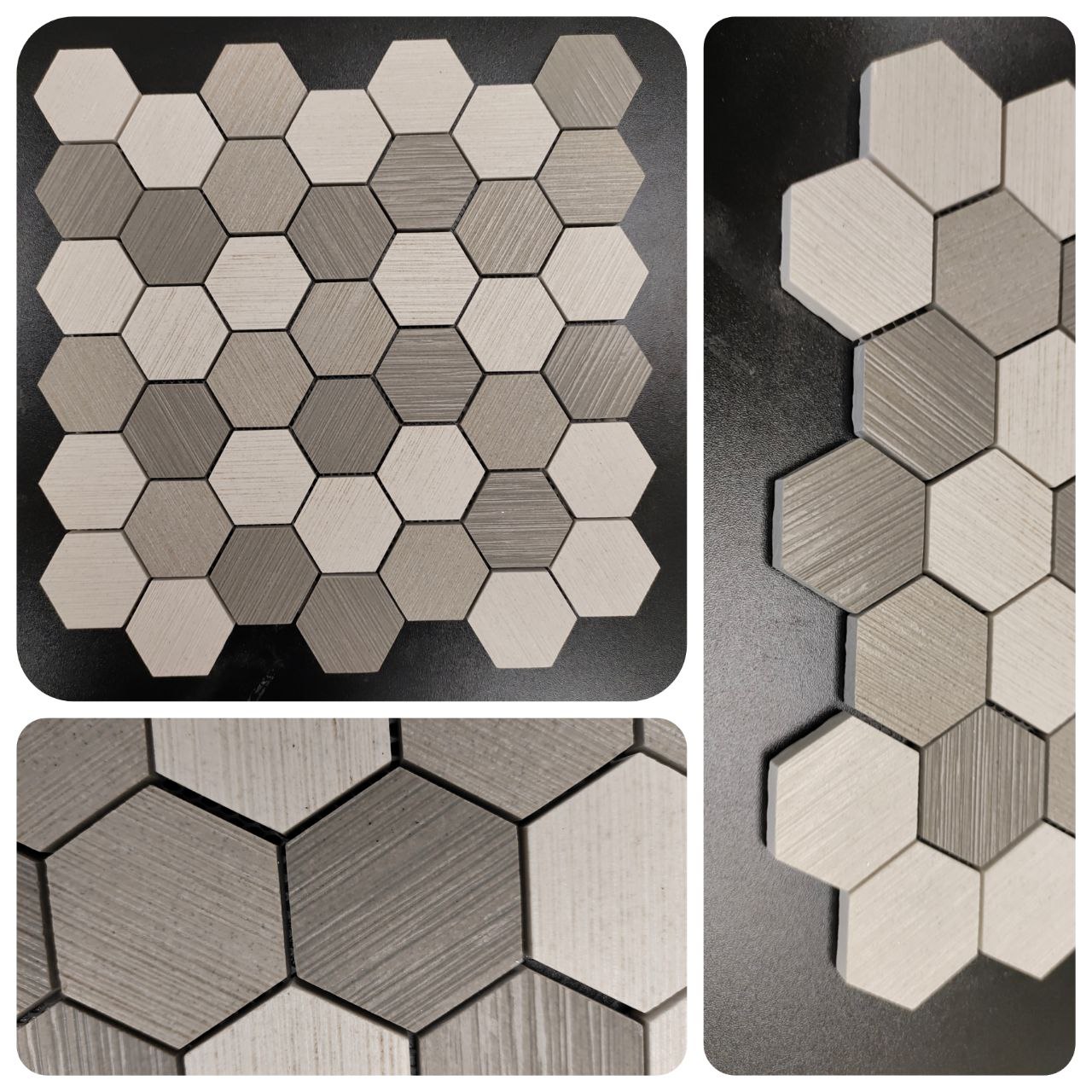 ELORA HEXAGON DARK 12X12