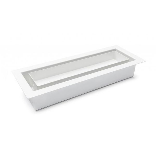 ARIA METAL VENT WHITE 4X10