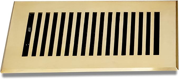 FLOOR VENT MONTE BRUSH GOLD3X10