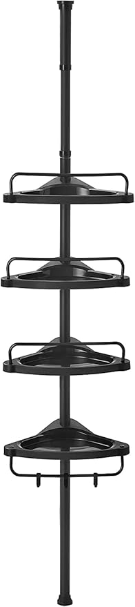 KPT TELSCOPC SHOWER CADDY BLACK