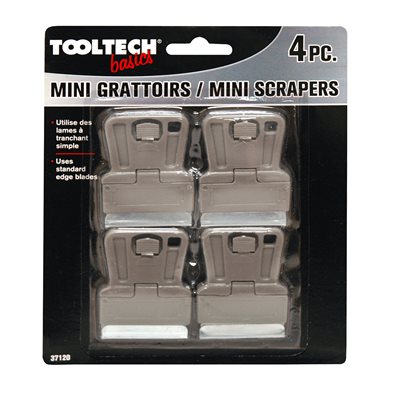 MINI SCRAPERS PLASTIC SET 4PC