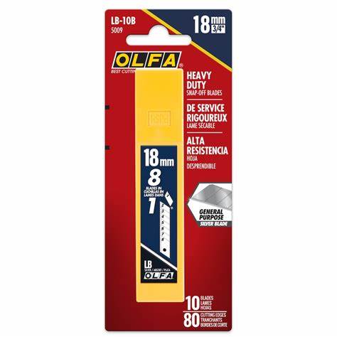 REFILL KINFE OLFA 10PK