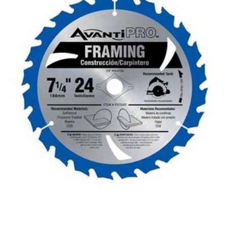 AVANTI PRO 7-1/4" X 24T BULK