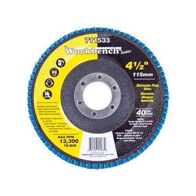 FLAP DISC 4-1/2" 40 GRIT