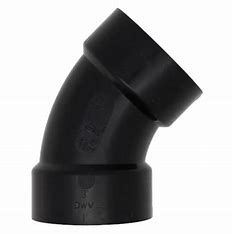 KPT ABS 45&deg; Elbow HxH 3"