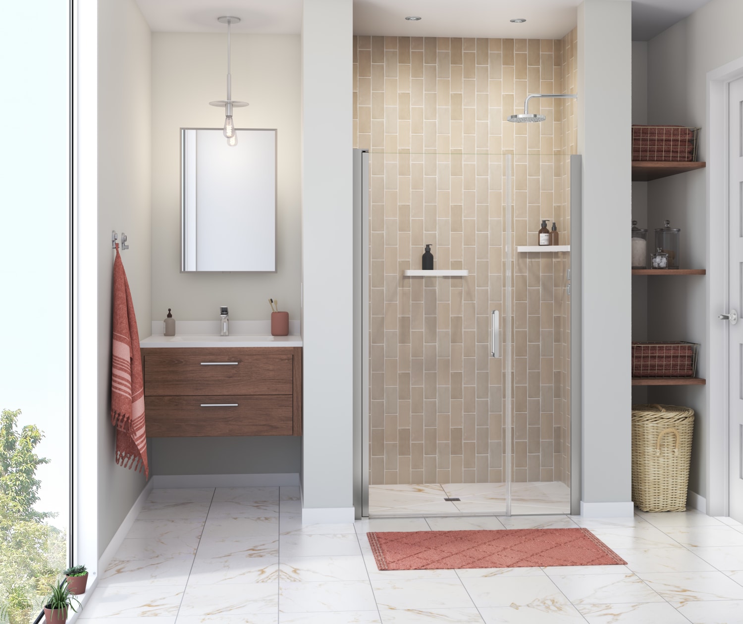 SHOWER DOOR MANHATTAN 41-43X 68