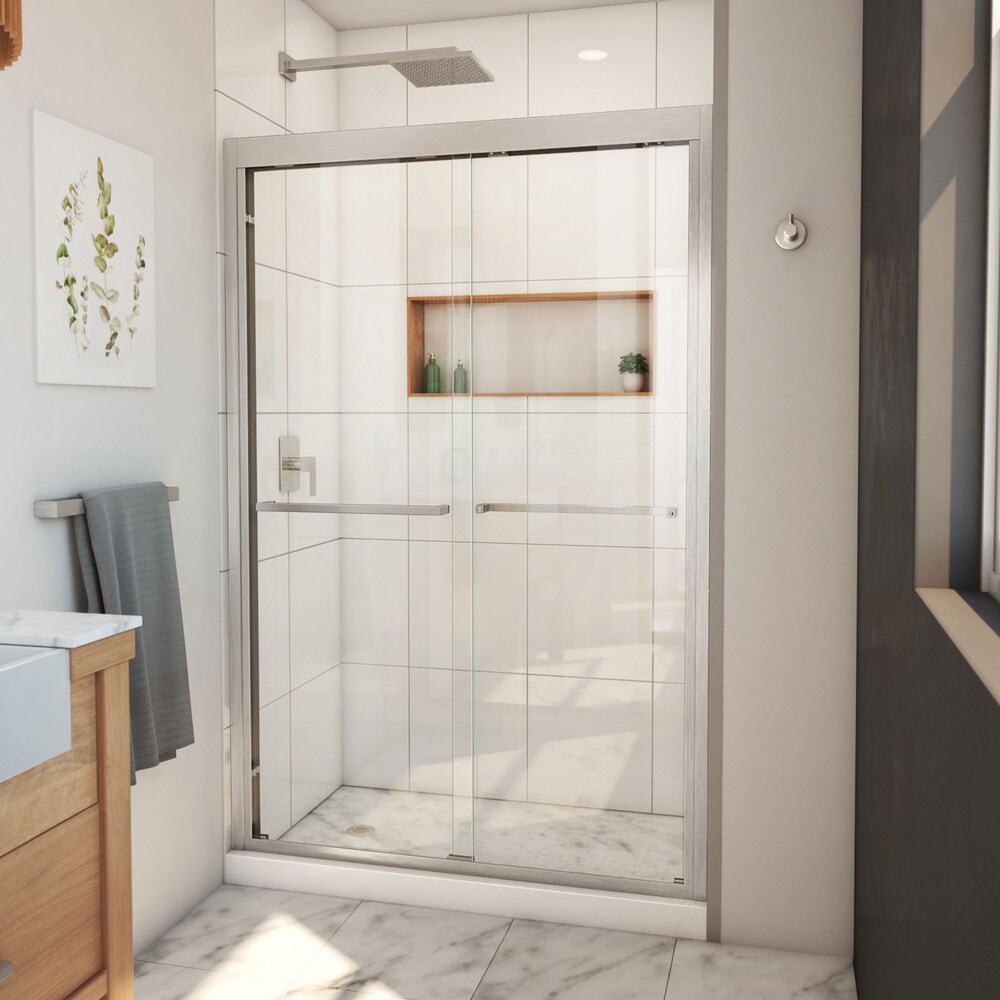 SHOWER DOOR 60X60 BRUSHED HF-20