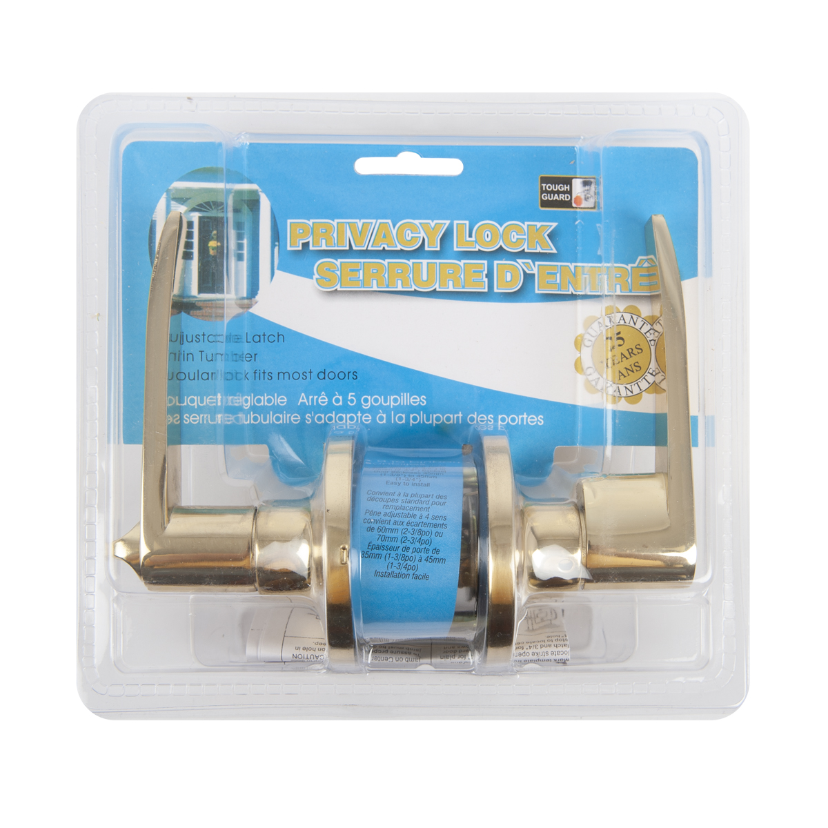 DOOR LOCK LEVER PRIVACY GOLD