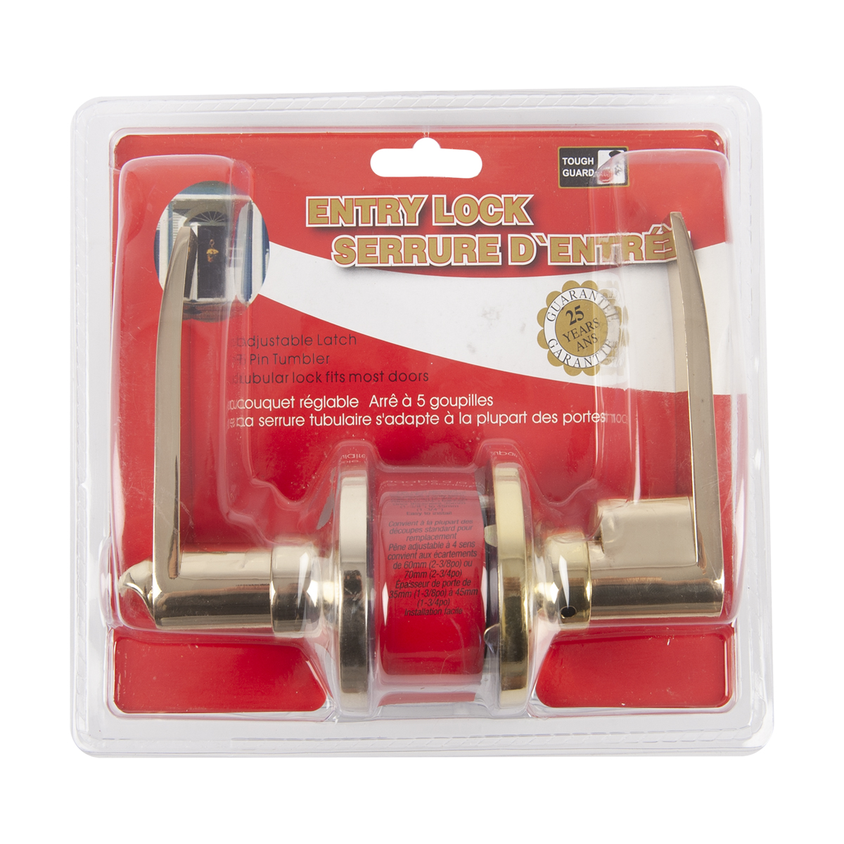 DOOR LOCK LEVER ENTRY GOLD