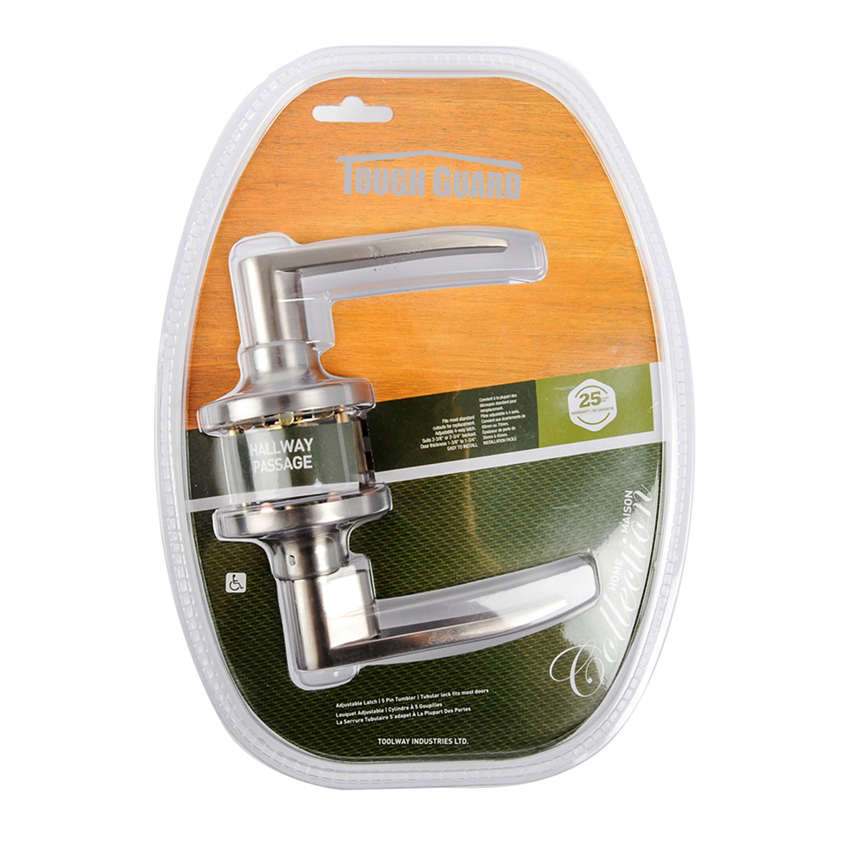 LEVER LOCK PASSAGE SILVER