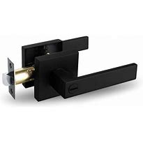 LEVER DOOR LOCK BLACK PRIVACY