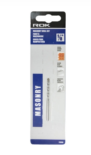 MASONRY DRILL BIT 1/8''