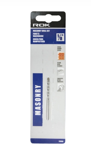 MASONRY DRILL BIT 1/8''