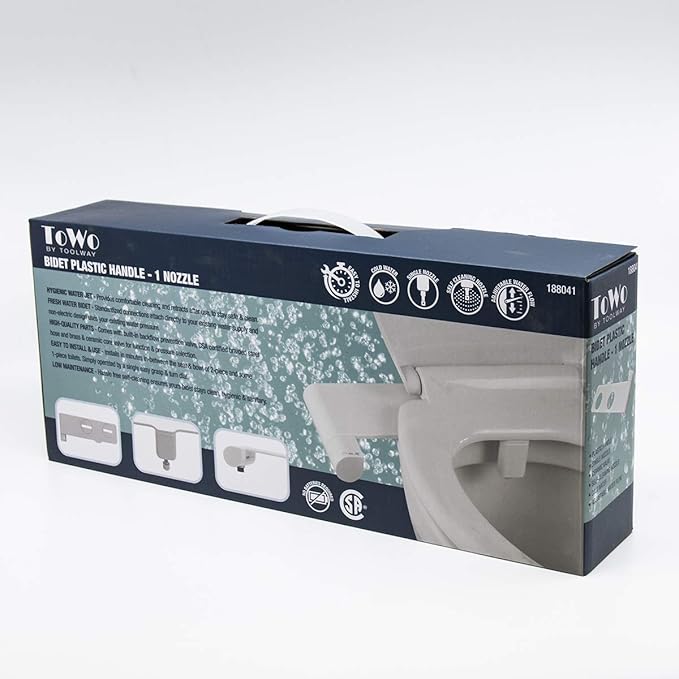 BIDET PLASTIC HANDLE - 1 NOZZLE