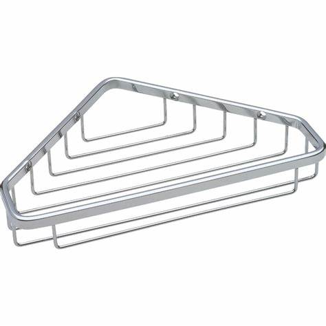 KPT CORNER  CADDY 1 SHELF SILVER
