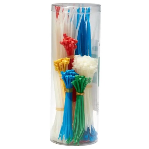 300 PC ASSORTED CABLE TIES- MULT