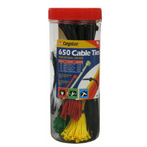 650 PC ASSORTED CABLE TIES