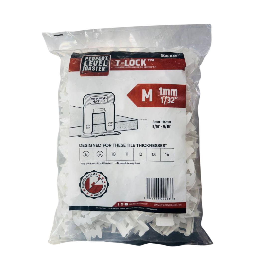 Perfect Level Tile Clips � 1 mm, Pack of 500 Pc