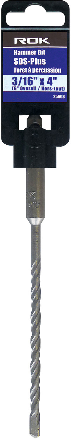 SDS PLUS BIT 3/16"X4"X6"